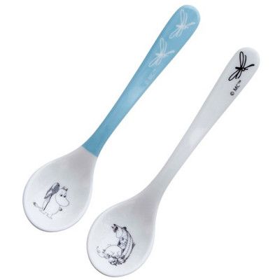 Rätt Start sked Mumin 2-pack, ljusblå