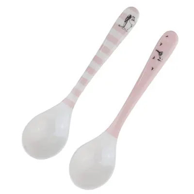 Rätt Start sked Mumin 2-pack, rosa