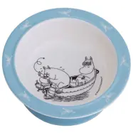Rätt Start sugkoppstallrik Mumin ljusblå