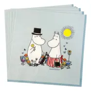 Servetter Mumin Blå - 16-pack