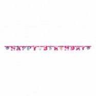 Bokstavsgirlang Happy Birthday My Little Pony - 200x15cm
