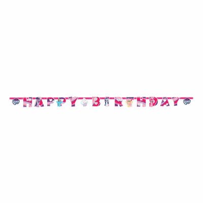 Bokstavsgirlang Happy Birthday My Little Pony - 200x15cm
