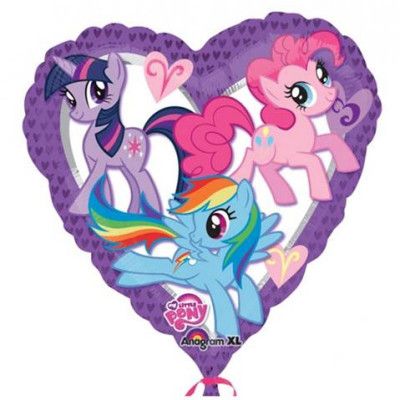 Heliumballong My Little Pony hjärta