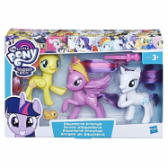My Little Pony, Fluttershy, Twilight Sparkle och Rarity figurer