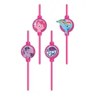 My Little Pony Sugrör - 8-pack