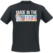 My Little Pony T-shirt - Made in the 80's - Heavyweight - S 5XL - för  svart