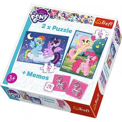 Trefl My Little Pony Pussel och memory 90601