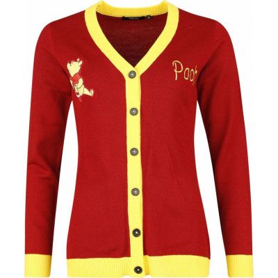 Nalle Puh - Anime Cardigan - Pooh - S XXL - för Dam - flerfärgad