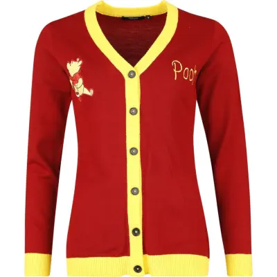 Nalle Puh - Anime Cardigan - Pooh - S XXL - för Dam - flerfärgad