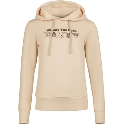 Nalle Puh - Anime Luvtröja - Friendship - S 3XL - för Dam - beige