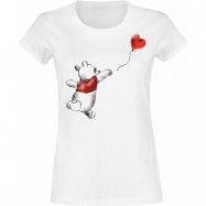 Nalle Puh - Anime T-shirt - Heart - S XL - för Dam - vit