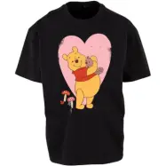 Nalle Puh - Anime T-shirt - Heart - S XXL - för  svart