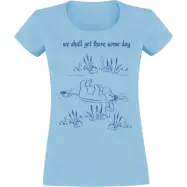 Nalle Puh - Anime T-shirt - I-Aah - We Shall Get There Some Day - S XXL - för Dam - ljusblå