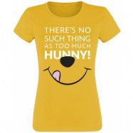 Nalle Puh - Anime T-shirt - There's No Such Thing As Too Much Hunny! - S - för Dam - gul