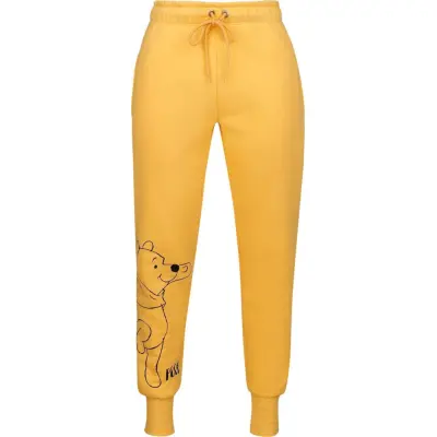 Nalle Puh - Anime Träningsbyxor - Pooh - S 3XL - för Dam - gul