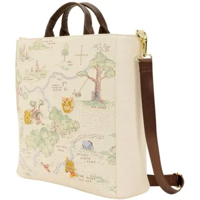 Nalle Puh - Anime Tygväska - Loungefly - Hundred Acre Wood - för  flerfärgad