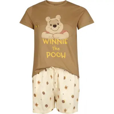 Nalle Puh - Disney Pyjamas - Love Bees - S XXL - för Dam - flerfärgad
