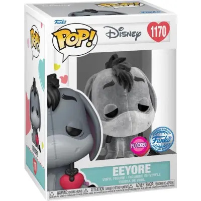 Nalle Puh - Eeyore (Flocked) Vinyl Figur 1170 - Funko Pop! - Funko Shop Europe