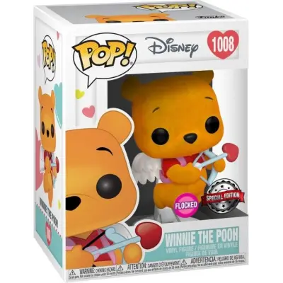 Nalle Puh - Winnie The Pooh (Flocked) Vinyl Figur 1008 - Funko Pop! - Funko Shop Europe