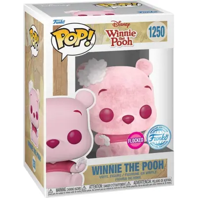 Nalle Puh - Winnie the Pooh (Flocked) vinylfigur nr 1250 - Funko Pop! - Funko Shop Europe