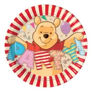 Pappersassietter Nalle Puh - 8-pack