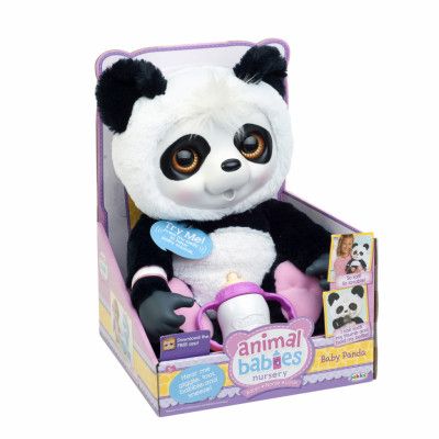Animal Babies, Mjukdjur med napp&ljud - Baby Panda