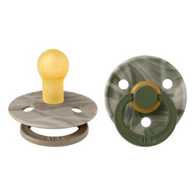 BIBS napp Colour 2-pack 0-6 mån, camo green mix