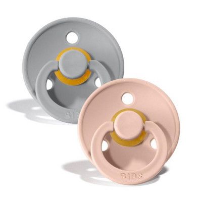 BIBS napp Colour 2-pack 0-6 mån, cloud/blush