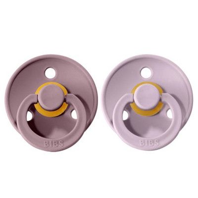 BIBS napp Colour 2-pack 0-6 mån, dusky lilac/heather