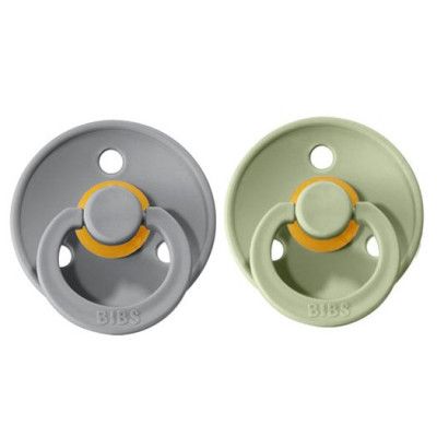 BIBS napp Colour 2-pack 0-6 mån, sage/cloud