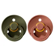 BIBS napp Colour 2-pack 0-6 mån, woodchuck/hunter green