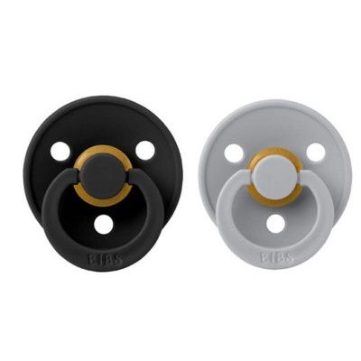 BIBS napp Colour 2-pack 18 mån+, cloud/black