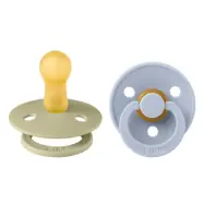 BIBS napp Colour 2-pack 6-18 mån, khaki/dusty blue