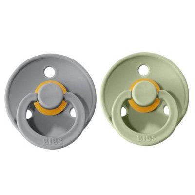 BIBS napp Colour 2-pack 6-18 mån, sage/cloud