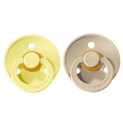 BIBS napp Colour 2-pack 6-18 mån, sunshine/sand