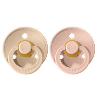 BIBS napp Colour 2-pack 6-18 mån, vanilla/blush