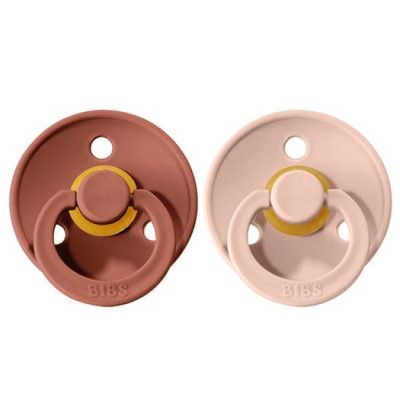 BIBS napp Colour 2-pack 6-18 mån, woodchuck/blush