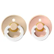 BIBS napp Colour Night 2-pack 0-6 mån, blush/vanilla night