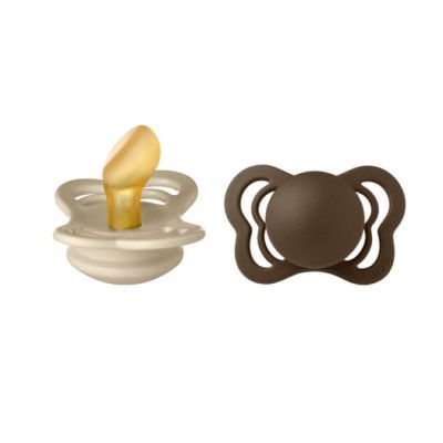 BIBS napp Couture 2-pack 0-6 mån, vanilla/mocha