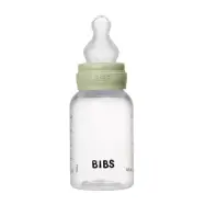 BIBS nappflaska plast 150 ml (silikon), sage