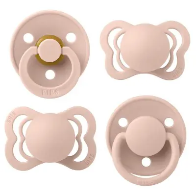 BIBS Try It Collection latex/silikon 4-pack, blush