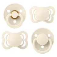 BIBS Try It Collection latex/silikon 4-pack, ivory