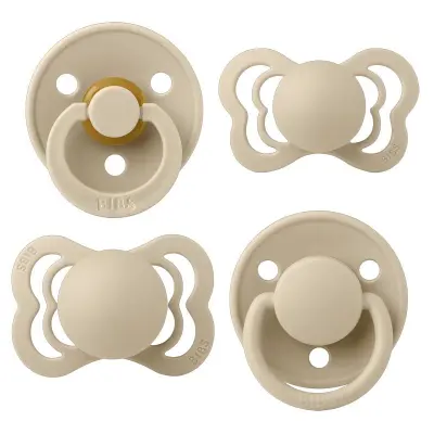 BIBS Try It Collection latex/silikon 4-pack, vanilla