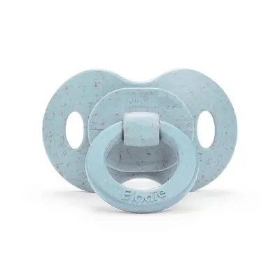 Elodie Details napp i bambu aqua turquoise/ortodonisk silikon