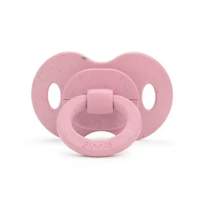 Elodie Details napp i bambu candy pink/ortodonisk silikon