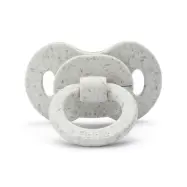 Elodie Details napp i bambu vanilla white, latex (newborn)