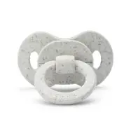 Elodie Details napp i bambu vanilla white, silikon (newborn)