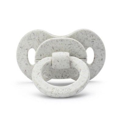 Elodie Details napp i bambu vanilla white, silikon (newborn)