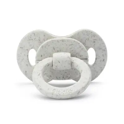 Elodie Details napp i bambu vanilla white, silikon (newborn)