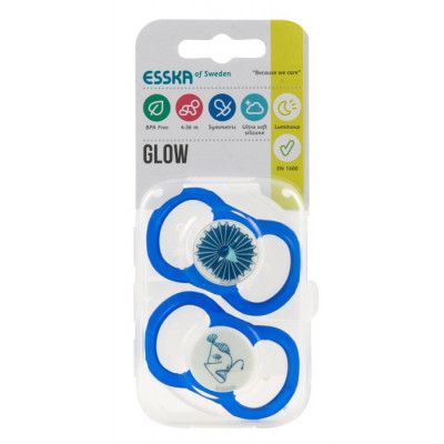 Esska Glow silikon Marinblå